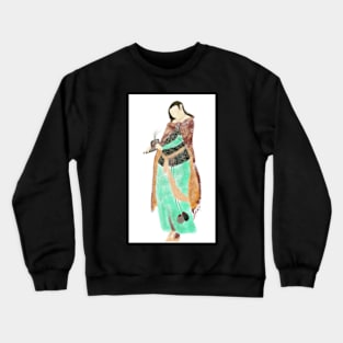 A Persian Woman with a Hat Crewneck Sweatshirt